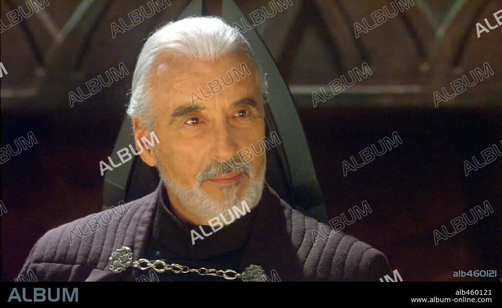 CHRISTOPHER LEE in STAR WARS: EPISODE II-ATTACK OF THE CLONES, 2002, directed by GEORGE LUCAS. Copyright LUCASFILM/JAK PRODUCTIONS.