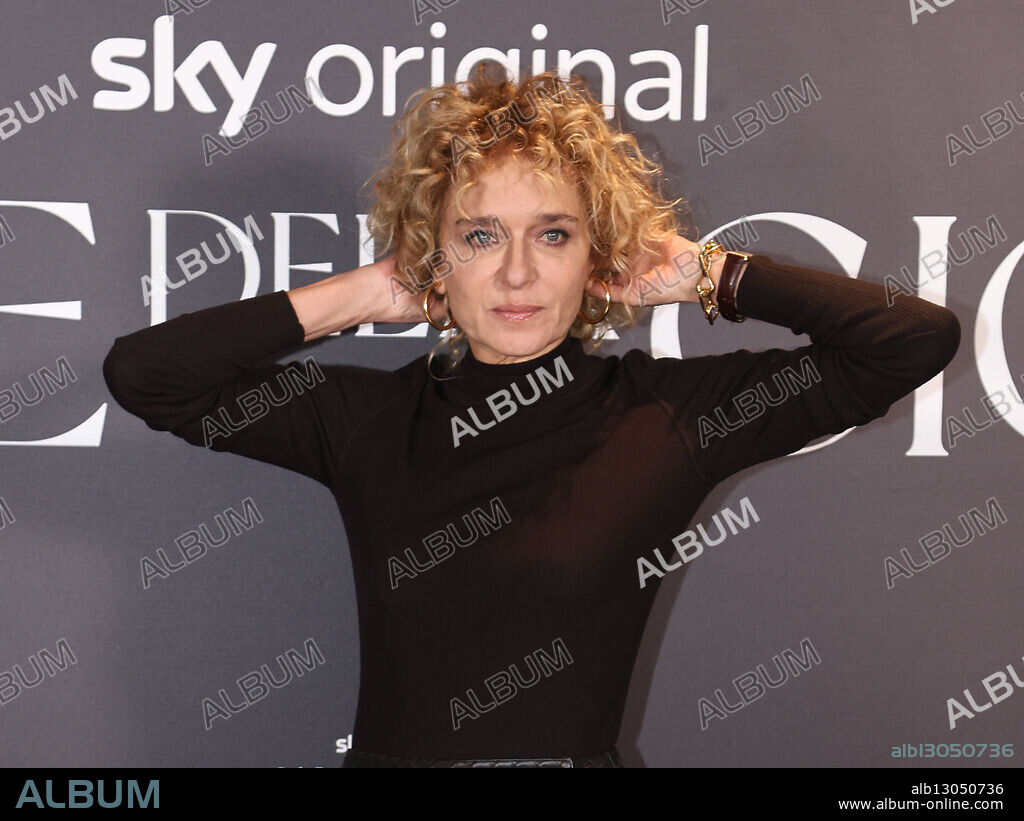 February 24, 2025, Rome, Italy: VALERIA GOLINO at the photocall for the Sky series 'The Art Of Joy' at the Barberini Cinema in Rome, Italy. (Credit Image: © Marco Provvisionato/IPA via ZUMA Press).