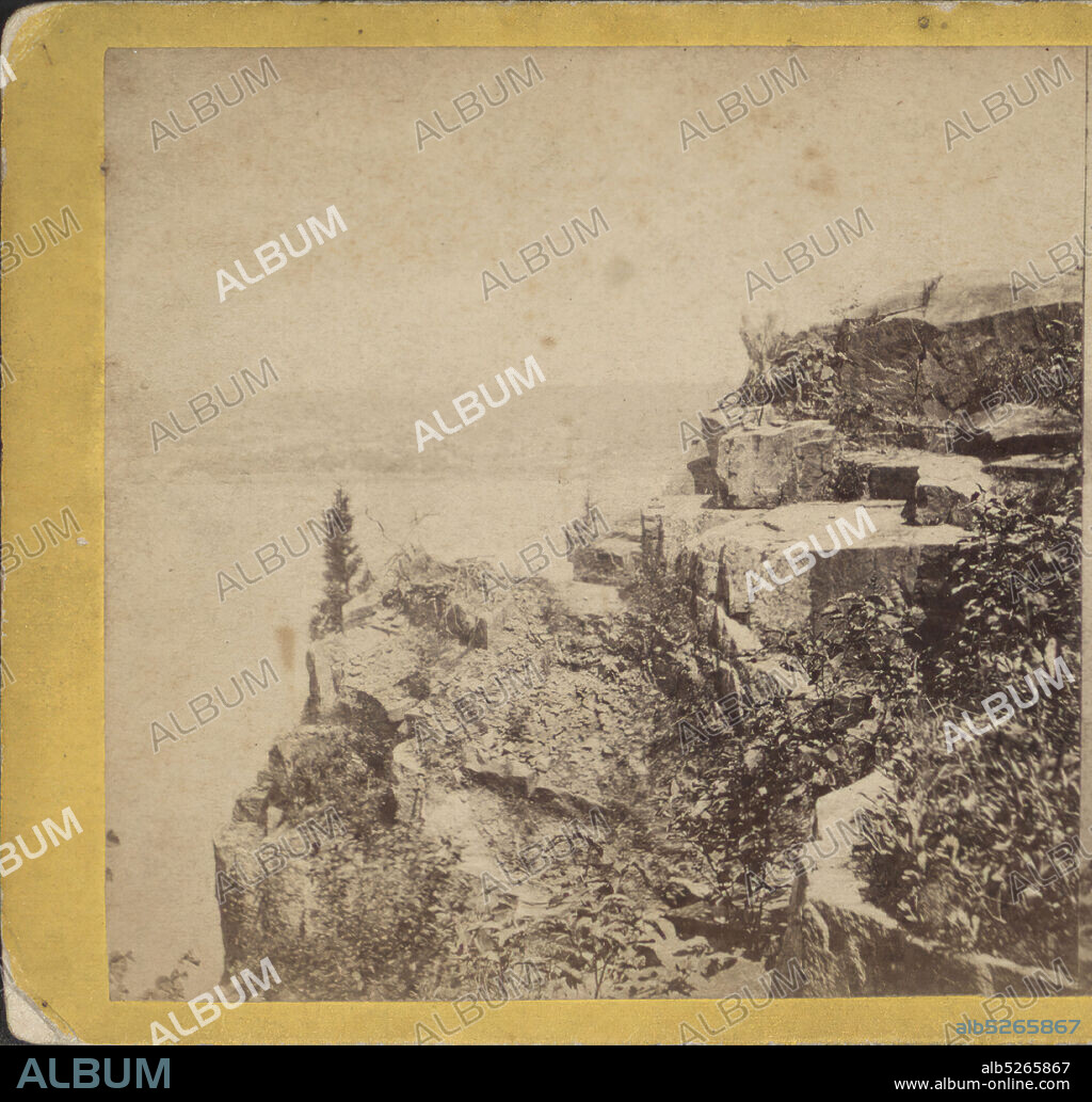 Bird's eye view of Yonkers, from the Palisades on the Hudson., E. & H.T. Anthony (Firm), Cliffs, New York (State), Hudson River (N.Y. and N.J.), Palisades (N.J. and N.Y.), New Jersey.