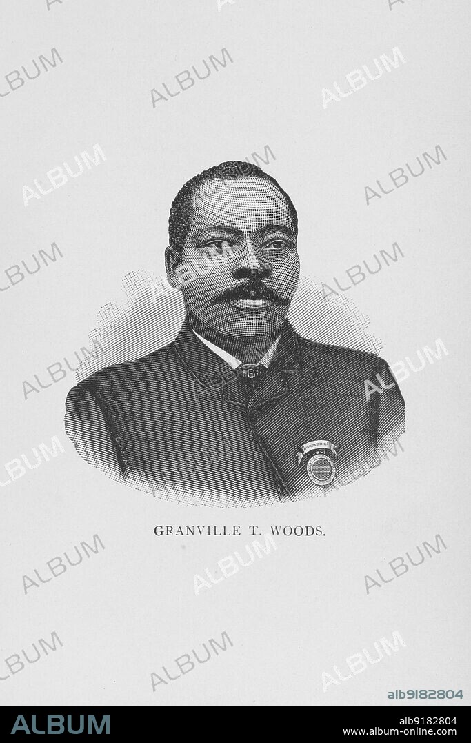 Granville T. Woods, 1887. Inventor Granville Tailer Woods, the first African American mechanical and electrical engineer after the Civil War. Invented the Synchronous Multiplex Railway Telegraph which sent messages between train stations and moving trains. From "Men of Mark: Eminent, Progressive and Rising" by William J. Simmons.