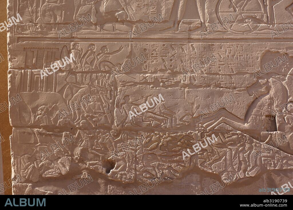 Karnak. Templo de Thutmose III.  Templo de Tutmosis III (o Thutmose III), Egipto.