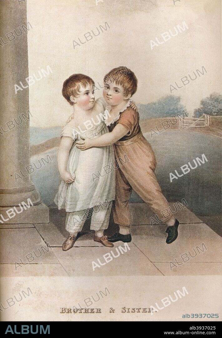 'Brother & Sister', c18th century. From The Connoisseur 1913, edited by J. T. Herbert Baily. [Otto Limited, London, 1913].