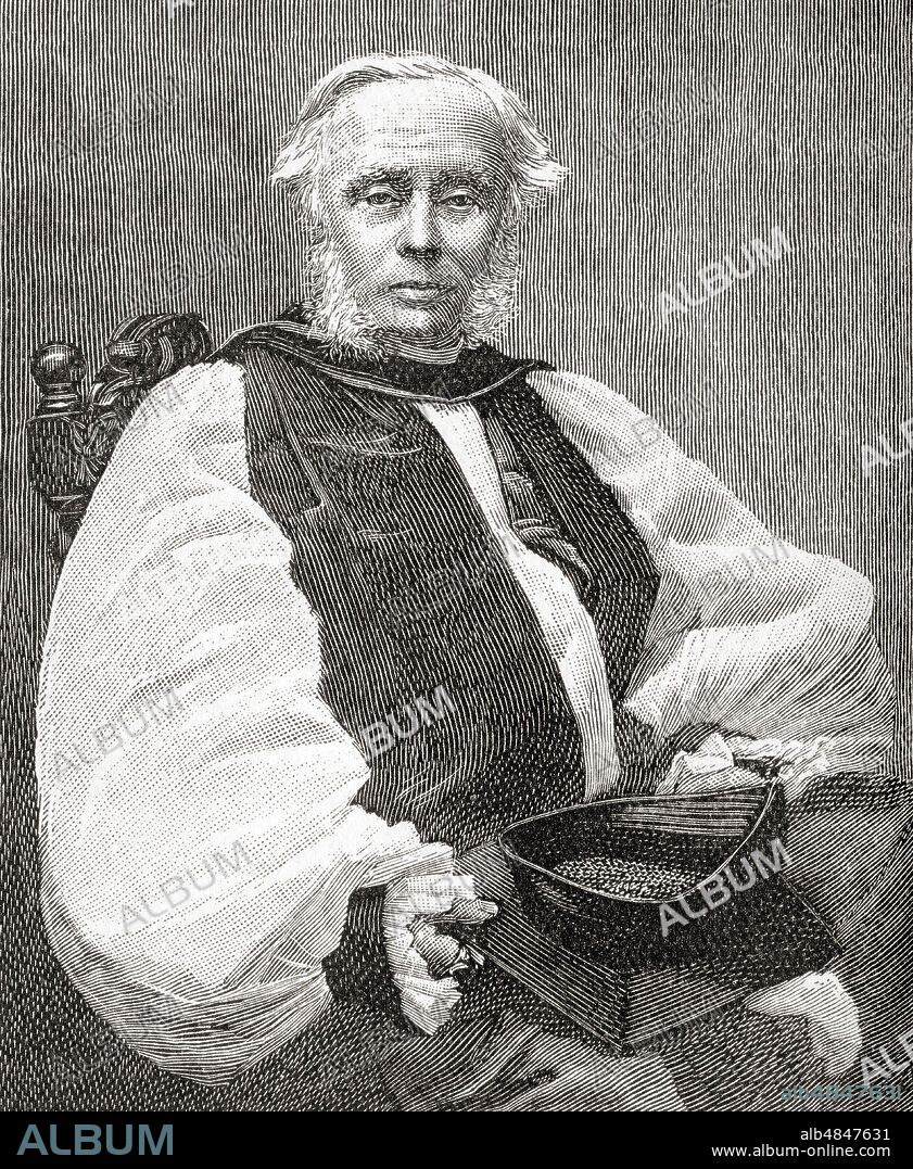 John James Stewart Perowne, 1823 â€“ 1904.  English Anglican bishop of Worcester.  From The Strand Magazine, published January to June, 1894.