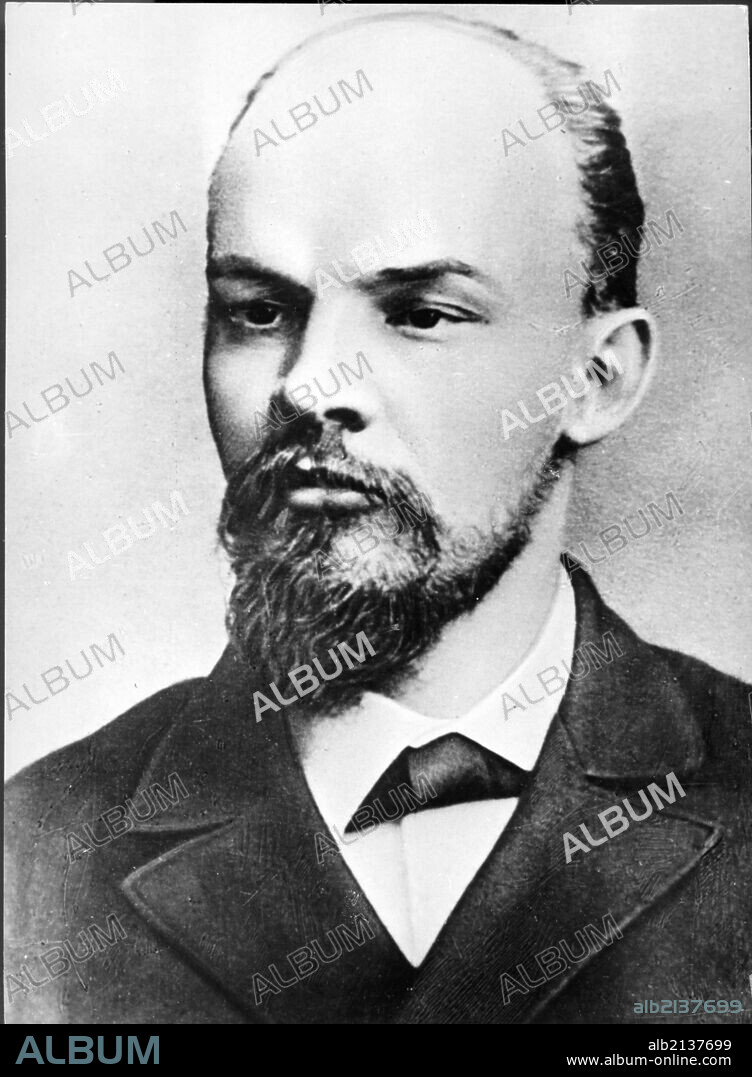 Vladimir ilyich ulyanov (lenin) in st, petersburg in 1897.