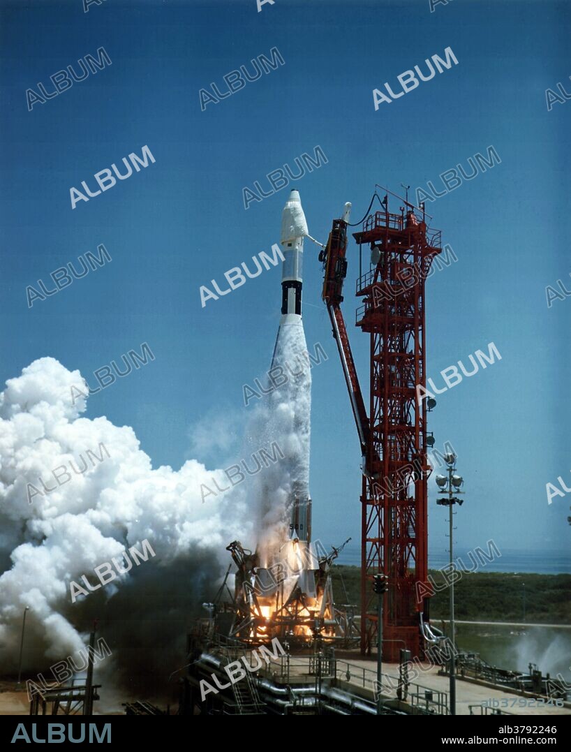 Ranger 7 was the first US space probe to successfully transmit close images of the lunar surface back to Earth. Launched on July 28, 1964, Ranger 7 was designed to achieve a lunar-impact trajectory and to transmit high-resolution photographs of the lunar surface during the final minutes of flight up to impact. The spacecraft carried six television vidicon cameras; two wide-angle and four narrow-angle. Ranger 7 transmitted over 4,300 photographs during the final 17 minutes of its flight. After 68.6 hours of flight, the spacecraft landed between Mare Nubium and Oceanus Procellarum. This landing site was later named Mare Cognitum. The velocity at impact was 1.62 miles per second, and the performance of the spacecraft exceeded hopes. No other experiments were carried on the spacecraft.