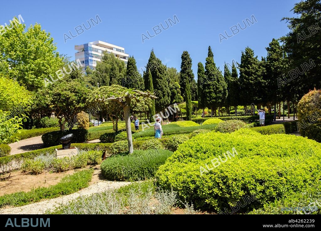 jardines de Marivent, 1925, obra de joan de saridakis, Palma, Mallorca, balearic islands, spain, europe.
