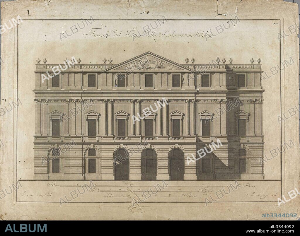 GIUSEPPE PIERMARINI. Teatro alla Scala. Project.