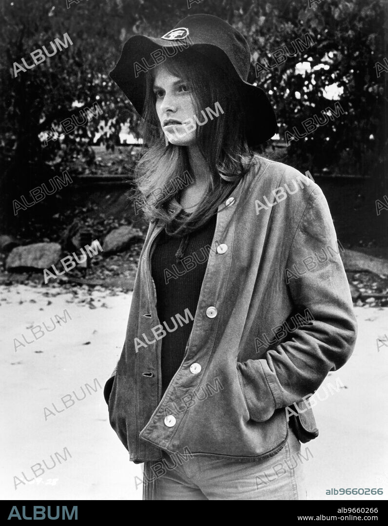Kay Lenz, on-set of the Film, "Breezy", Universal Pictures, 1973.
