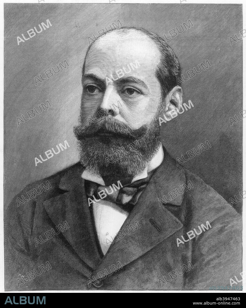 Lord Randolph Henry Spencer Churchill, British statesman, 1895. Lord Randolph Churchill (1849-1895) was the father of Winston Churchill. A print from the Illustrated London News, (2 Febuary 1895).