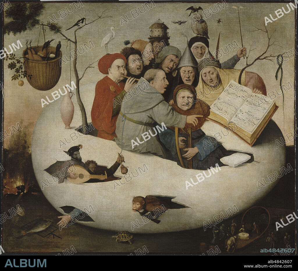 HIERONYMUS BOSCH. Concert in the Egg.