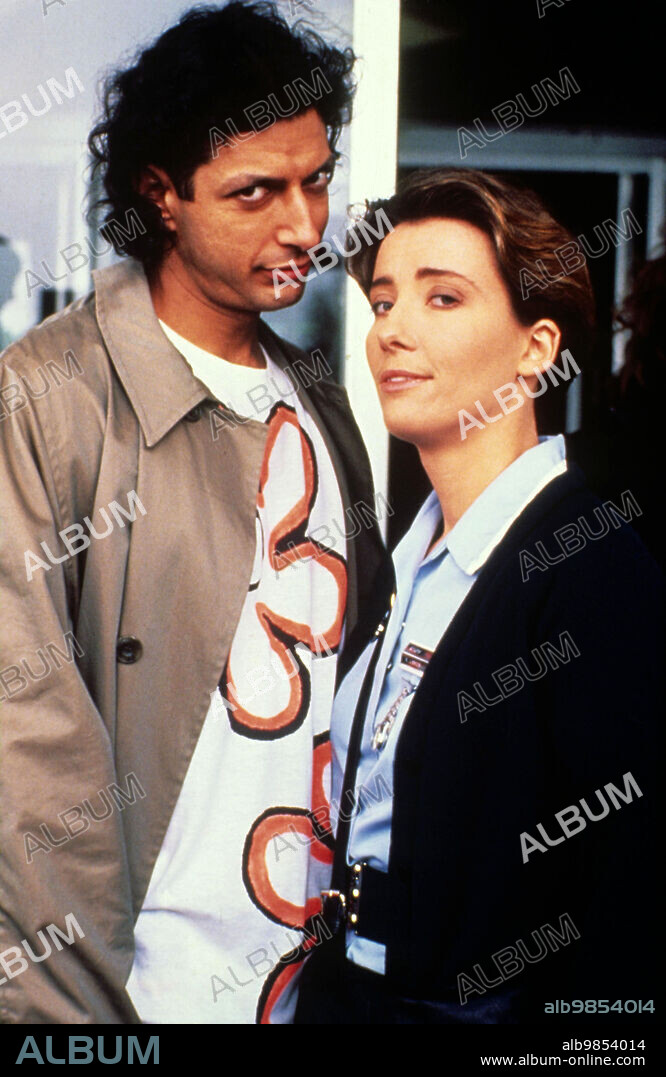 EMMA THOMPSON and JEFF GOLDBLUM in THE TALL GUY, 1989, directed by MEL SMITH. Copyright LWT/VIRGIN VISION/WORKING TITLE.