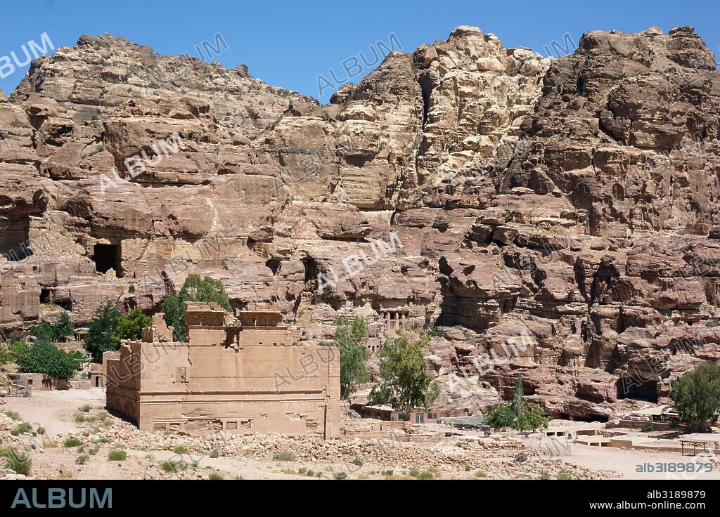 Petra. Importante enclave arqueológico en Jordania. Capital del antiguo reino Nabateo.