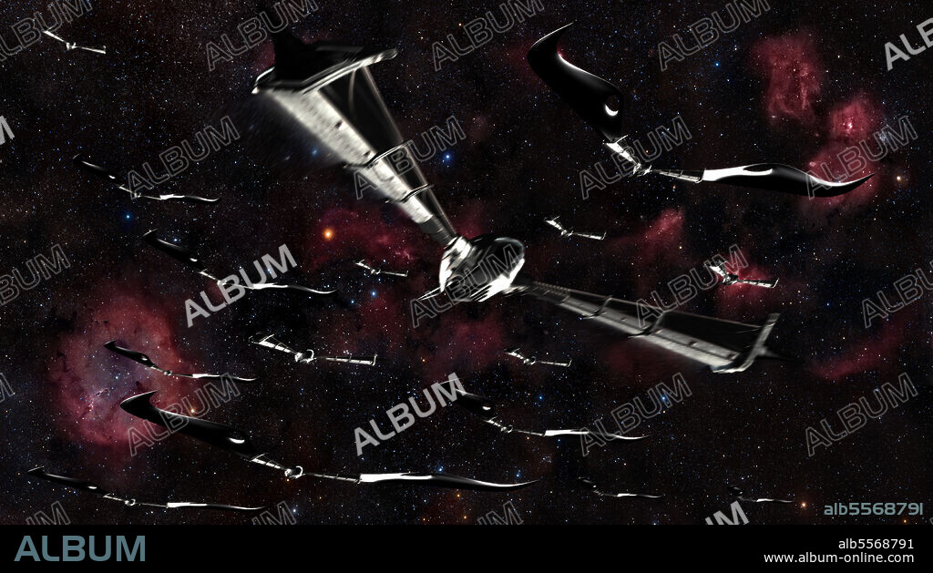 Xeelee nightfighters, inspired by the novels of Stephen Baxter.