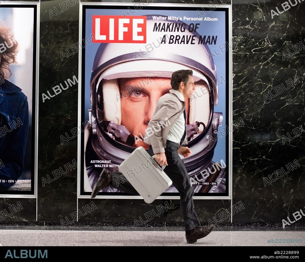 BEN STILLER en LA VIDA SECRETA DE WALTER MITTY, 2013 (THE SECRET LIFE OF WALTER MITTY), dirigida por BEN STILLER. Copyright SAMUEL GOLDWYN FILMS.