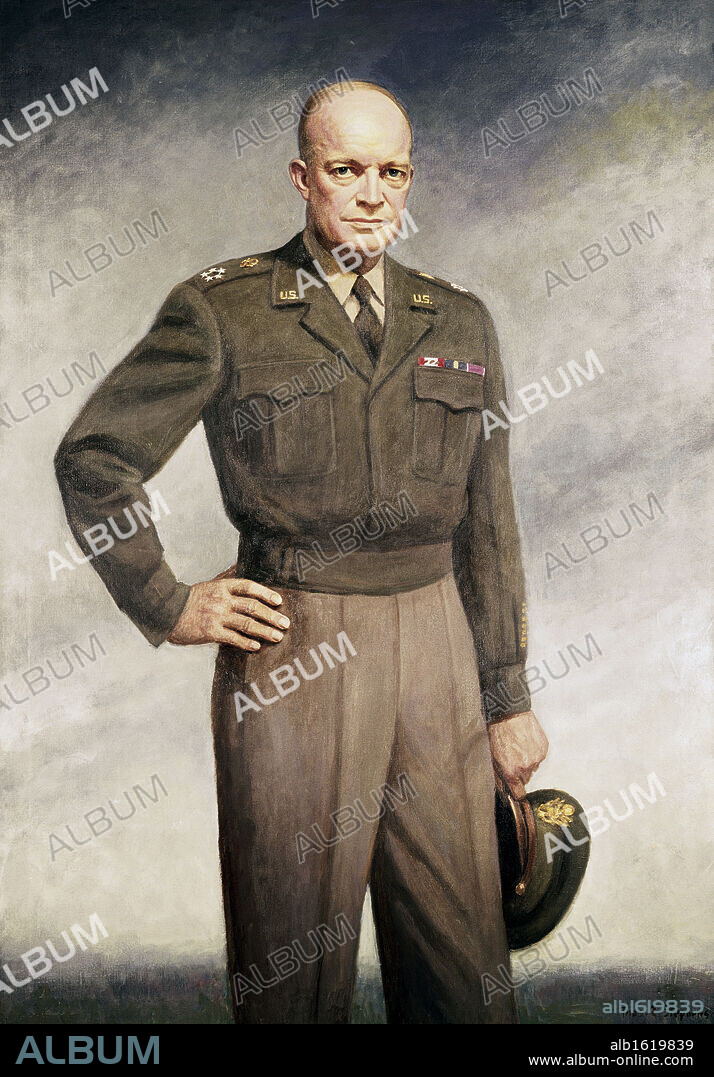 General Eisenhower by Thomas E. Stephens, 1885-1966.