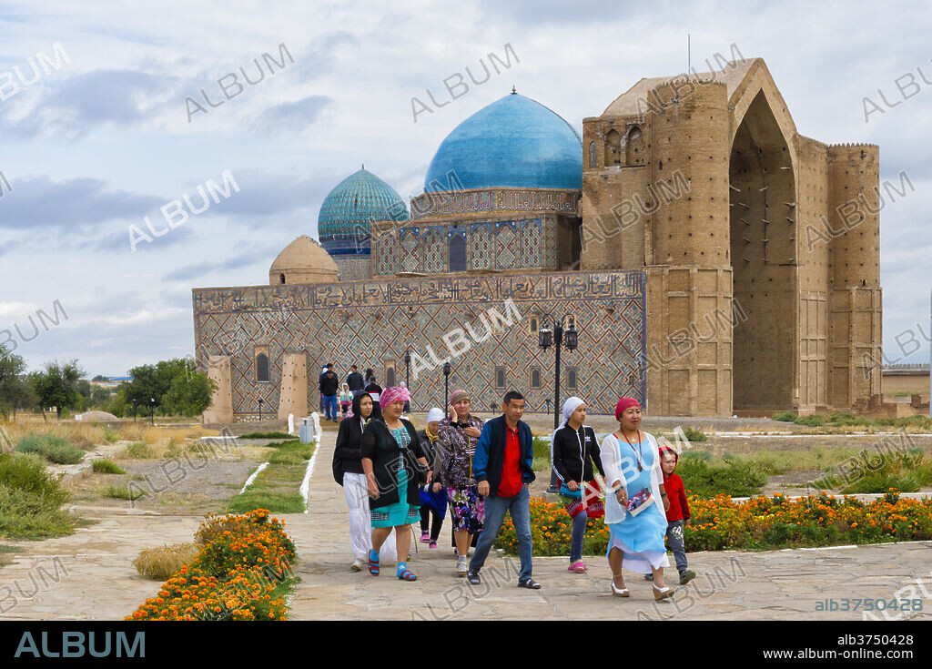 Khodja Ahmet Yasawi (Khoja Ahmed Yasawi) Mausoleum, UNESCO World Heritage Site, Turkistan, South region, Kazakhstan, Central Asia, Asia.