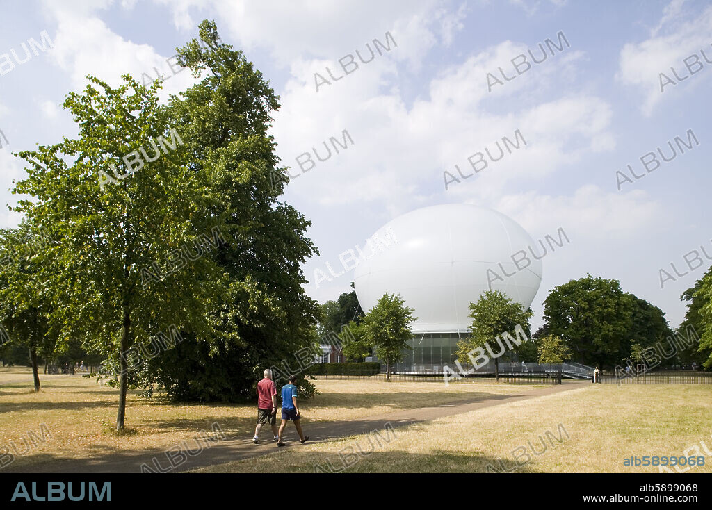 REM KOOLHAAS. SERPENTINE PAVILION 2006 (2006) AFTERNOON SOUTH ELEVATION.