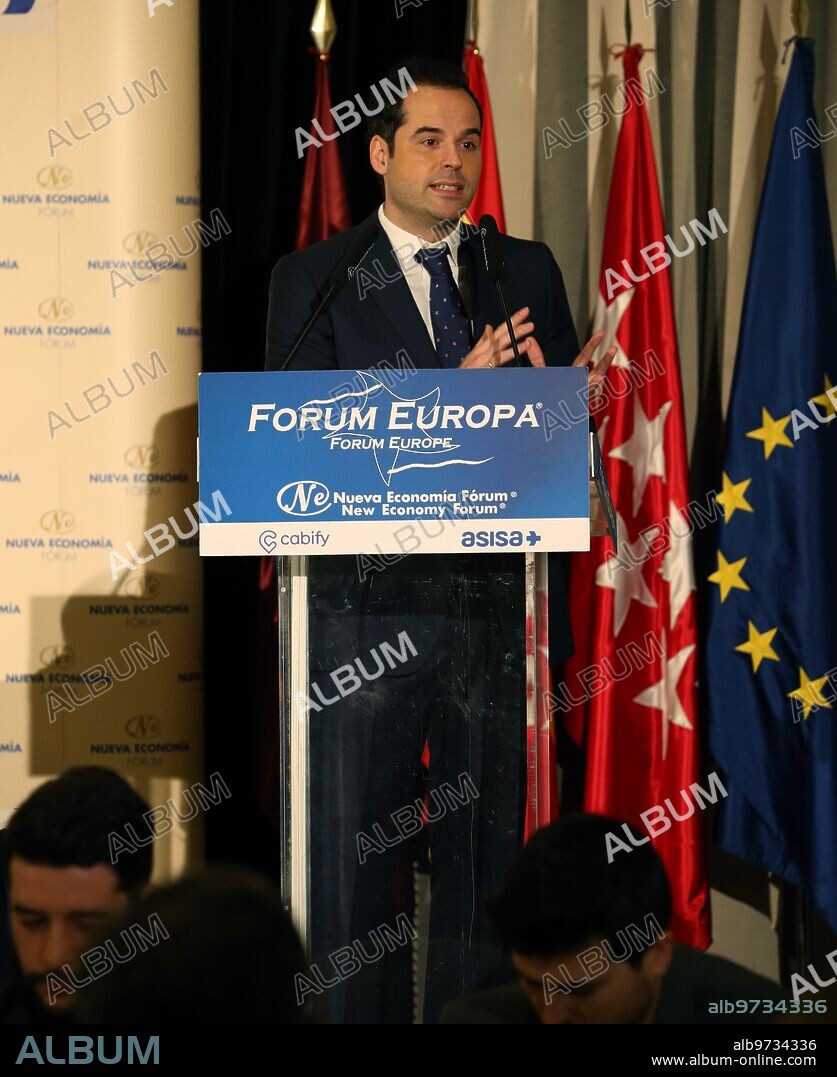 Madrid, 30/01/2020. Desayuno informativo del vicepresidente de la Comunidad de Madrid, Ignacio Aguado. Foto: Ernesto Agudo. ARCHDC.
