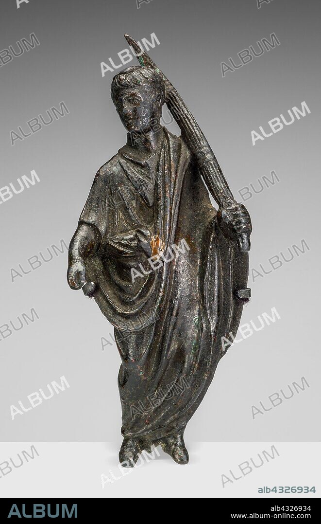 Statuette of a Lictor, First half of the 1st century AD, Roman, Roman Empire, Bronze, 11.7 × 5 × 3 cm (4 5/8 × 2 × 1 1/8 in.).