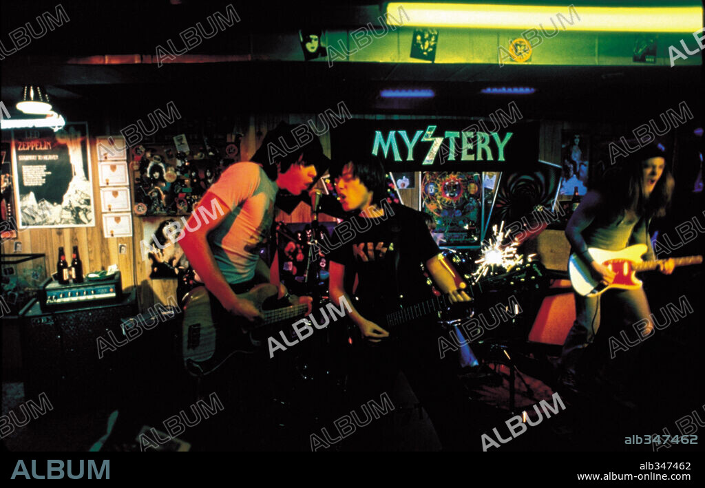 ADAM RIFKIN, EDWARD FURLONG, GIUSEPPE ANDREWS, JAMES DEBELLO and SAM HUNTINGTON in DETROIT ROCK CITY, 1999, directed by ADAM RIFKIN. Copyright NEW LINE CINEMA / HELCERMANAS-BENGE, CHRIS.
