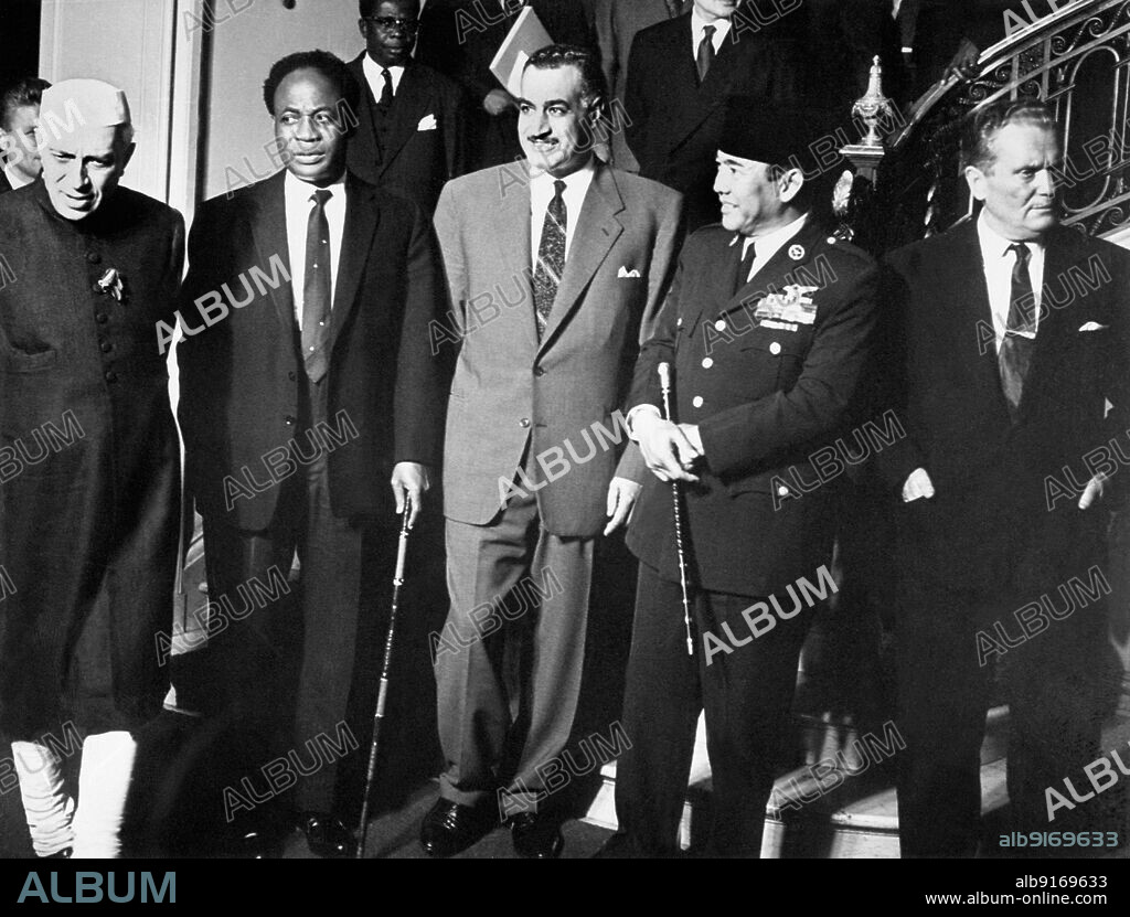 ANONYMOUS. The leaders of the first 1961 Non-Aligned Movement Conference in Belgrade.