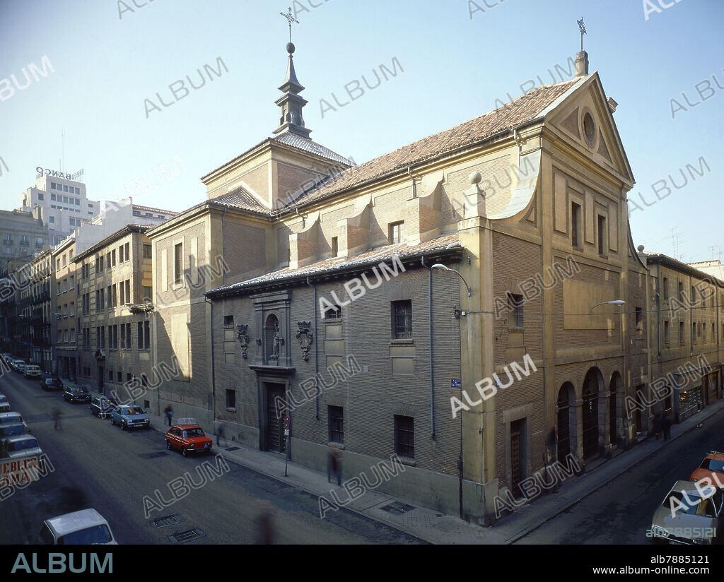 EXTERIOR-VISTA DE LA IGLESIA DE LAS MERCEDARIAS DESCALZAS O DE ALARCON-1656-ARQUITECTURA BARROCA.