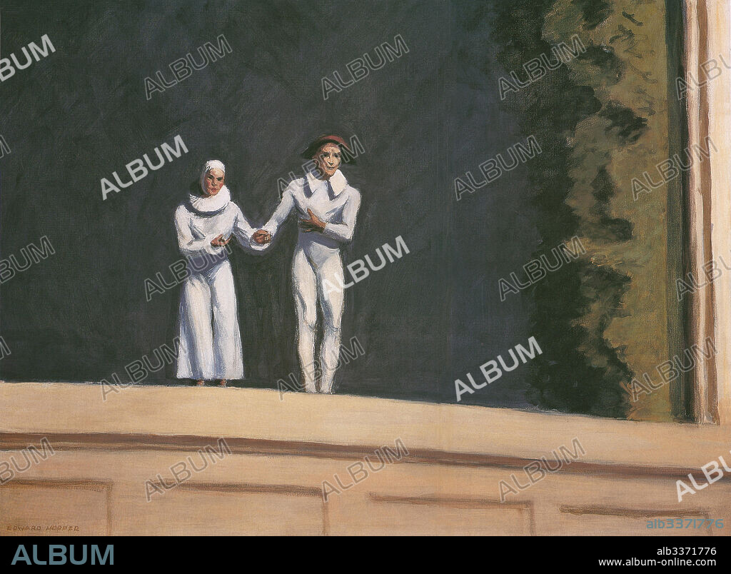 EDWARD HOPPER. Two Comedians.