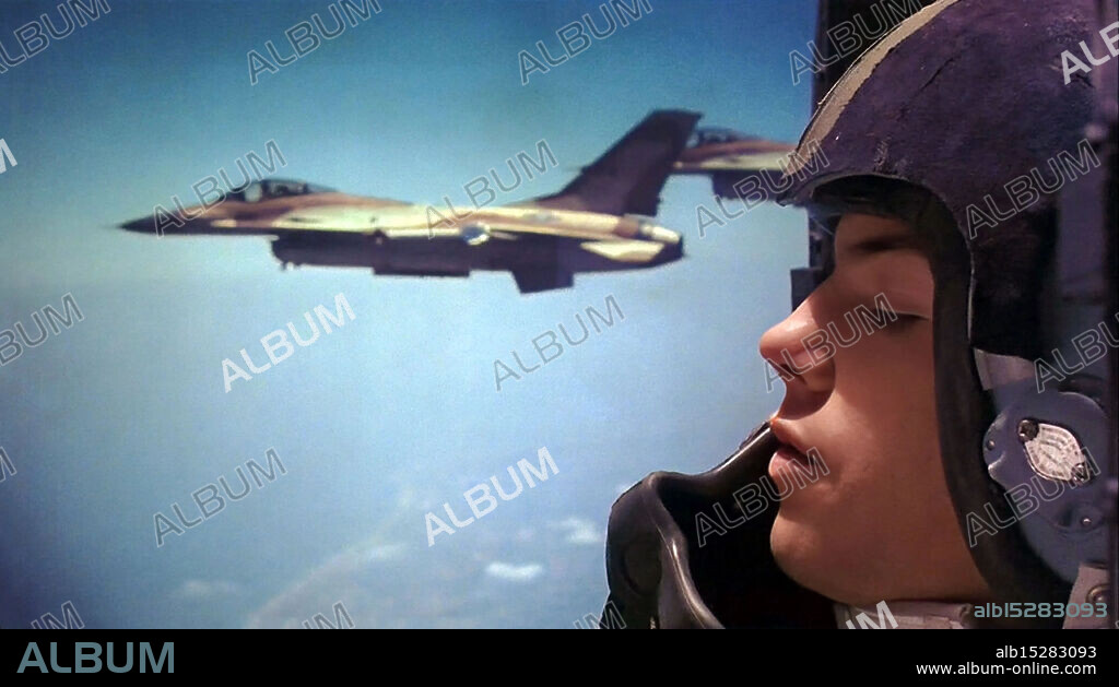 JASON GEDRICK in DER STÄHLERNE ADLER, 1986 (IRON EAGLE), unter der Regie von SIDNEY J. FURIE. Copyright TRISTAR PICTURES.
