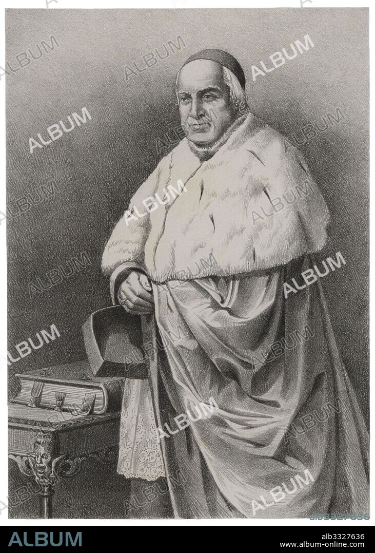 François-Joachim Pierre de Bernis (1715-1794), cardenal de Bernis, escritor, clérigo y diplomático francés. Grabado de 1880.