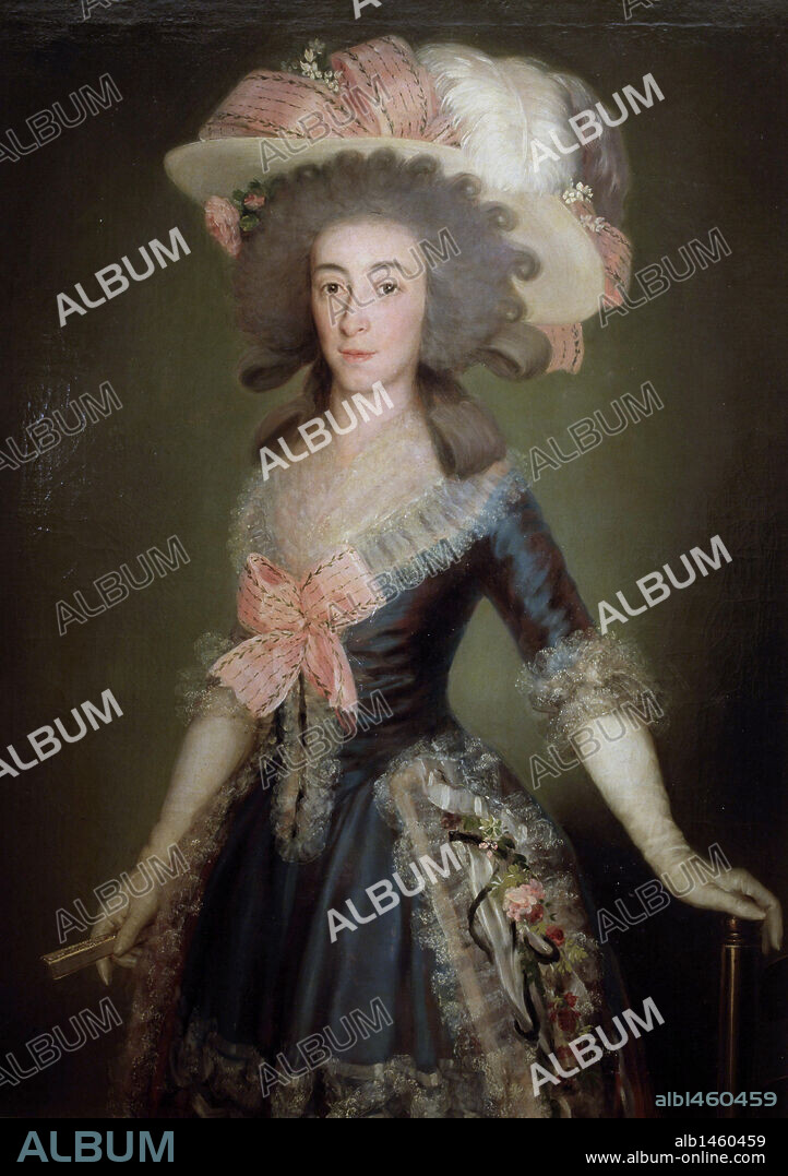 GOYA, FRANCISCO DE. PINTOR ESPAÑOL. FUENTETODOS 1746-1828. LA DUQUESA DE OSUNA, OLEO AÑO 1785. FUNDACION BARTOLOME MARCH. PALMA DE MALLORCA.