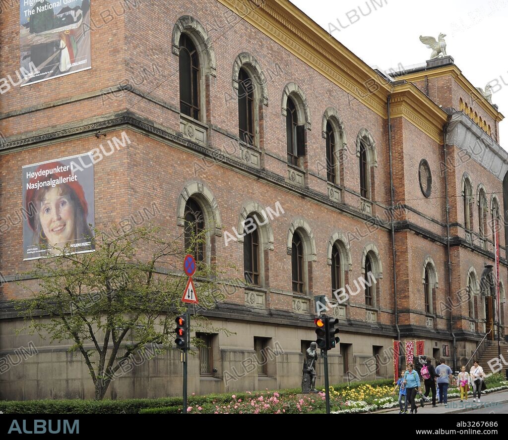 Galería Nacional (parte del Museo Nacional de Arte, Arquitectura y Diseño). Exterior. Oslo. Noruega.