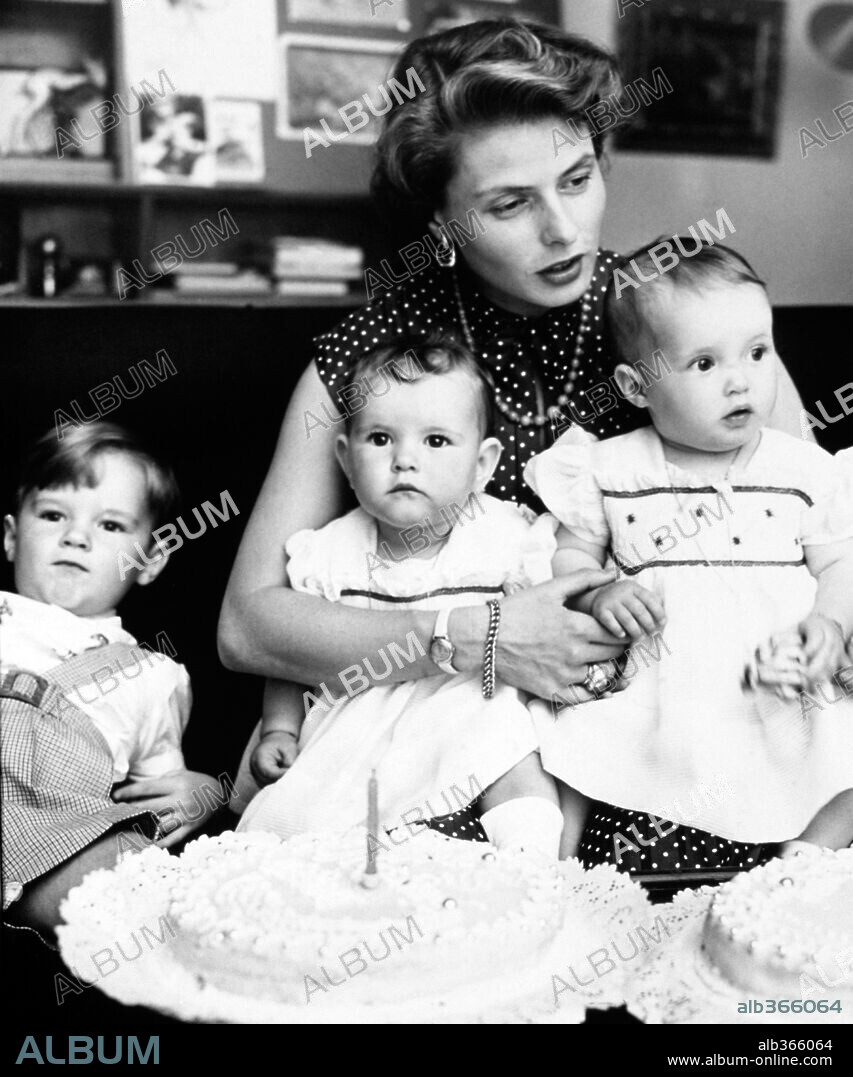INGRID BERGMAN und ISABELLA ROSSELLINI. 1953