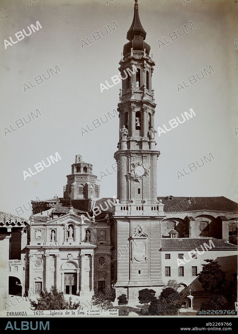 GIOVANNI BATTISTA CONTINI. Zaragoza, Exterior y torre de la Seo.