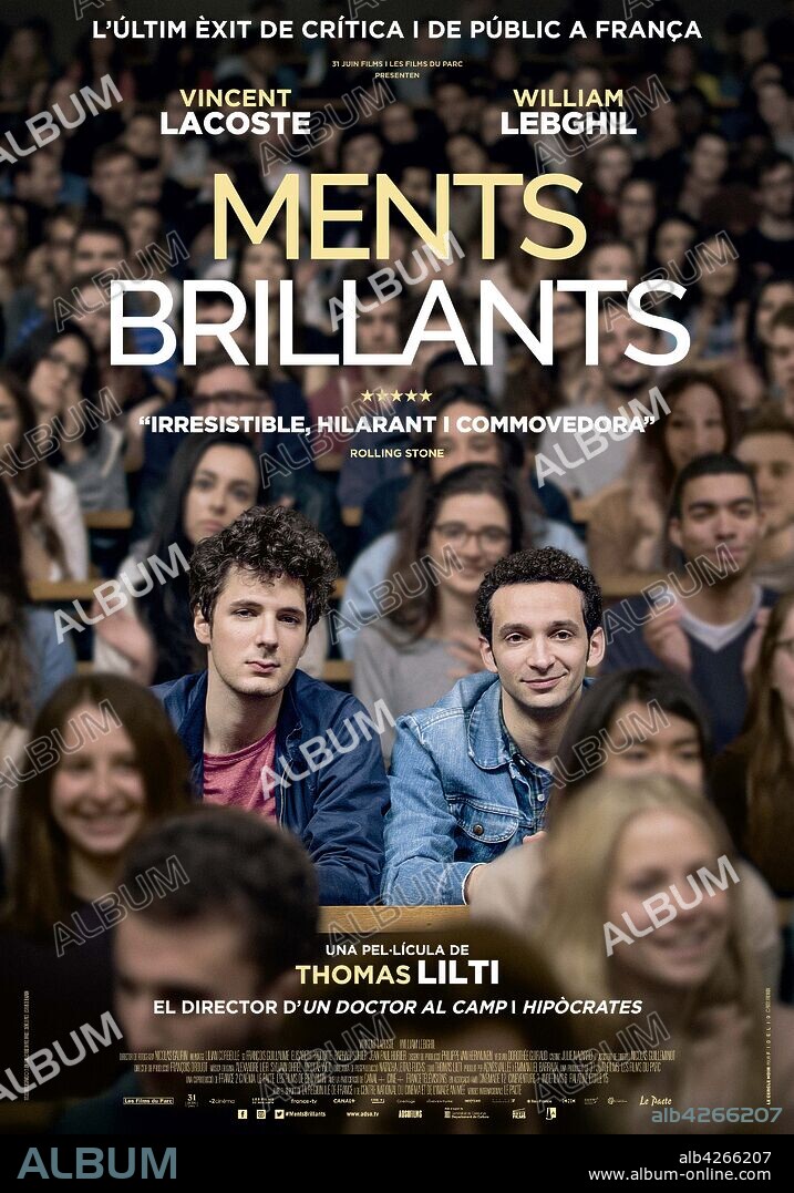 Poster de MENTES BRILLANTES, 2018 (PREMIERE ANNEE), dirigida por THOMAS LILTI. Copyright 31 Juin Films / Les Films du Parc / France 2 Cinema / Le Pac.