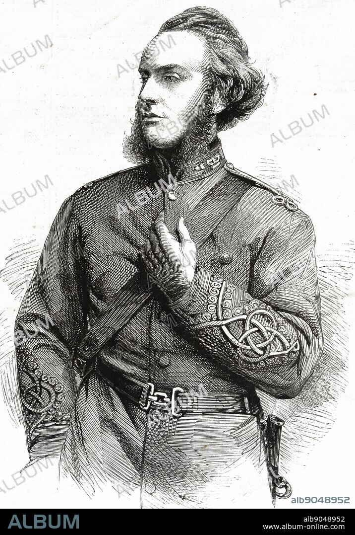 Francis Richard Charteris, 10th Earl of Wemyss GCVO (4 August 1818 30 June 1914), styled as Lord Elcho between 1853 and 1883, was a British Whig politician. He founded the Liberty and Property Defence League., from a photograph by John Watkins.