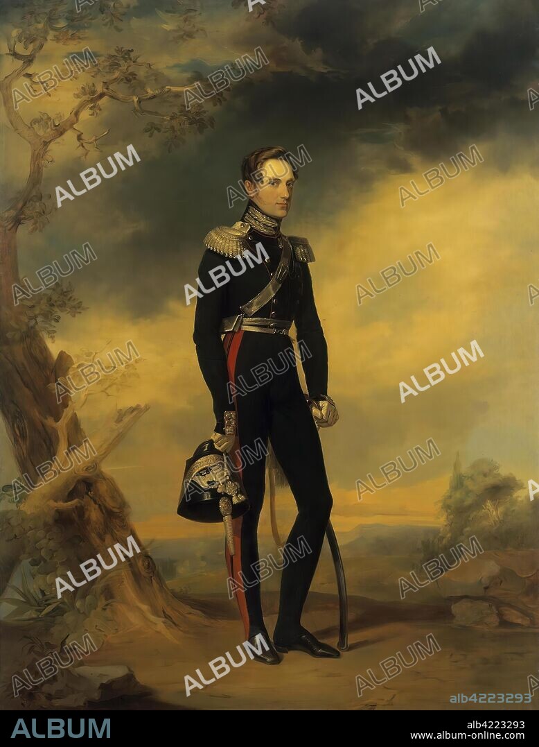 YEGOR BOTMAN (GEORG) and DAWE, GEORGE (AFTER). 'Portrait of Grand Duke Nikolai Pavlovich'. Russia, 1847. Dimensions: 262x200 cm.