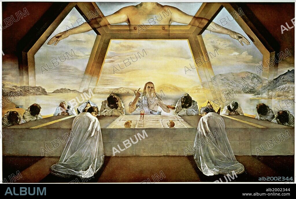SALVADOR DALÍ. Salvador Dalí, 'The Sacrament of the Last Supper', 1955, Oil on canvas, 167 x 268 cm.