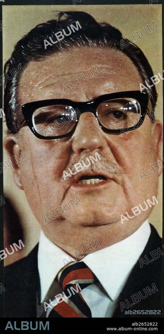 Salvador Allende Gossens (1909-1973), político y médico chileno, fué Presidente socialista de Chile.