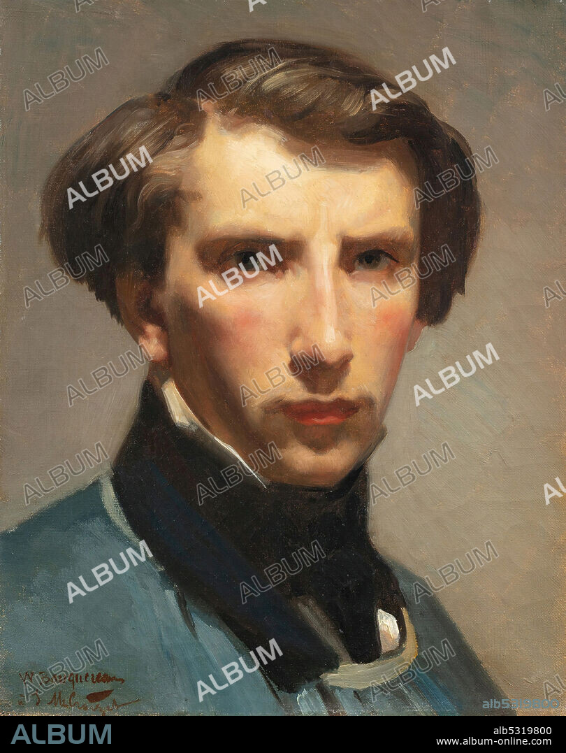 WILLIAM-ADOLPHE BOUGUEREAU. Self-Portrait.