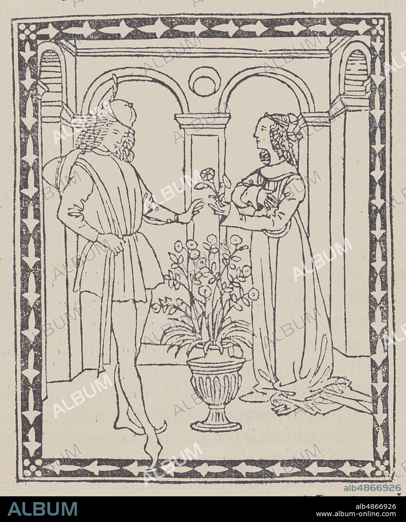 Storia di due amanti (Tale of Two Lovers), ca. 1495-1500.