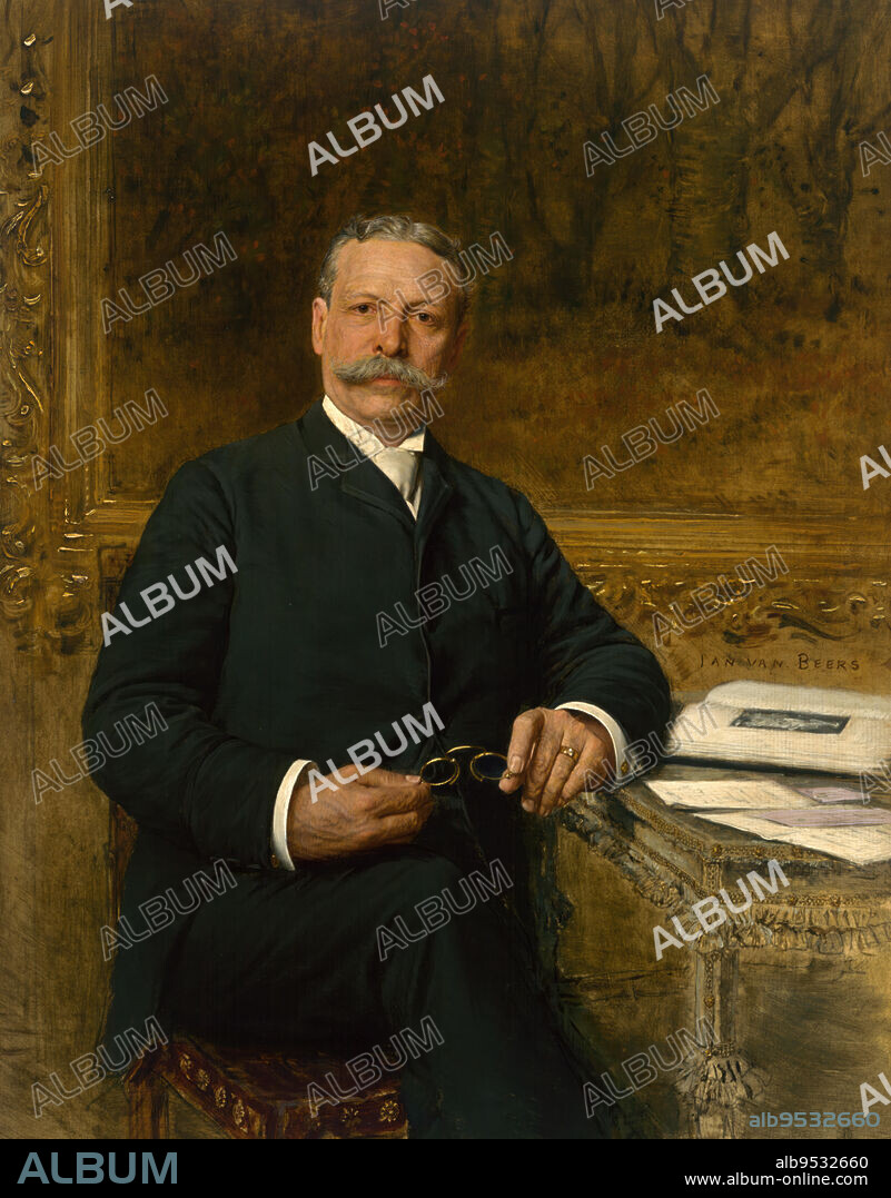 JAN VAN BEERS. Charles Tyson Yerkes. Date: c. 1893. oil on wood.