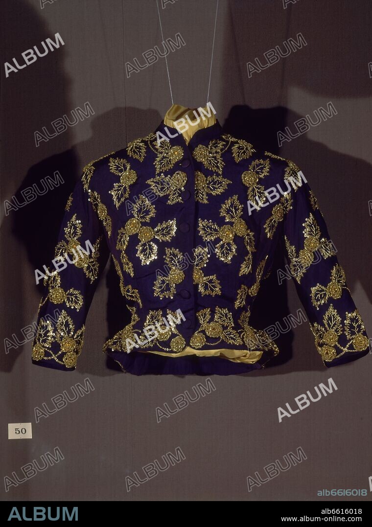 CRISTOBAL BALENCIAGA (1895-1972). BOLERO DE FIESTA-TORERA-1950         CAT 50.