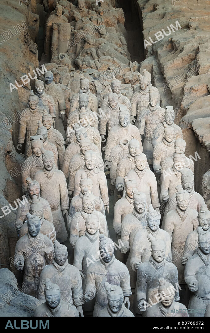 Museum of the Terracotta Warriors, Mausoleum of the first Qin Emperor, Xian, Shaanxi Province, China, Asia.