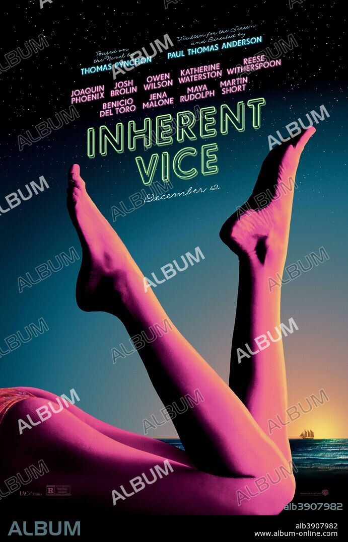 Poster of INHERENT VICE, 2014, directed by PAUL THOMAS ANDERSON. Copyright WARNER BROS.