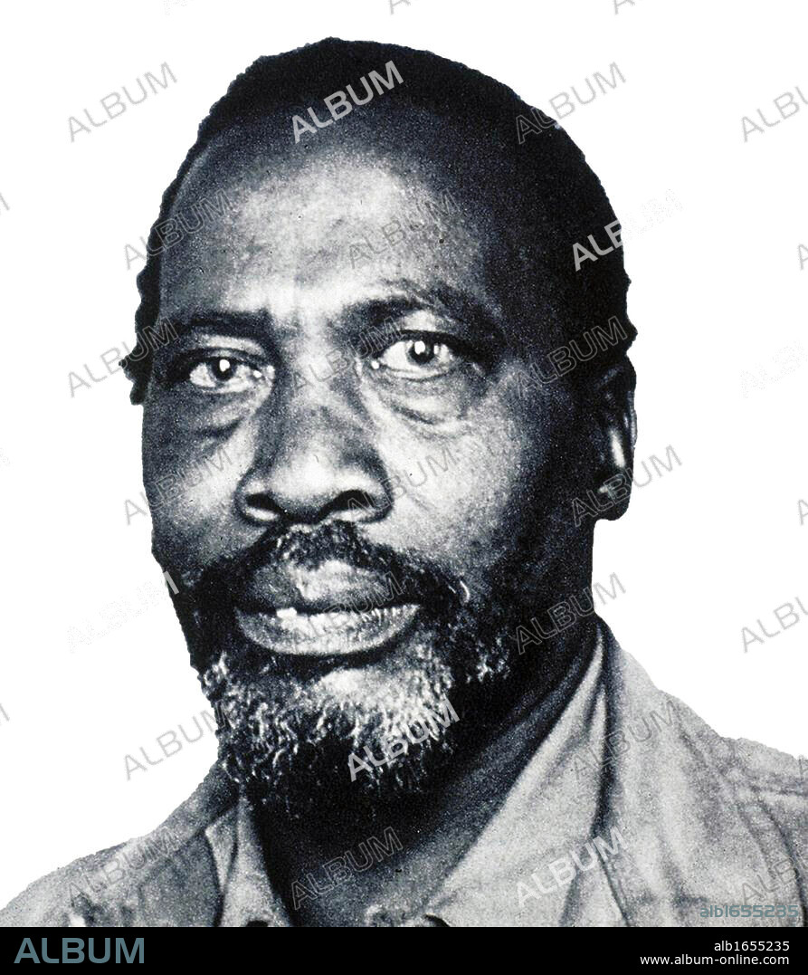 Jomo Kenyatta (c. 1894 - 22 August 1978) served as the first Prime Minister (1963-1964) and President (1964-1978) of Kenya , Portrait 1953.