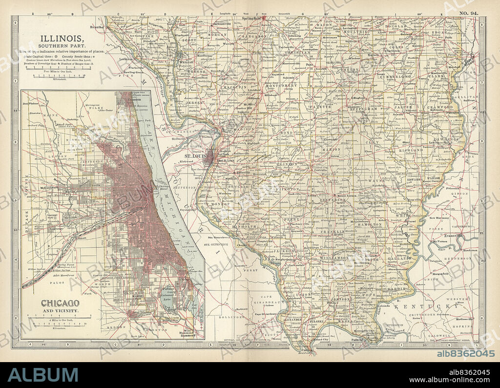 Map of southern Illinois.