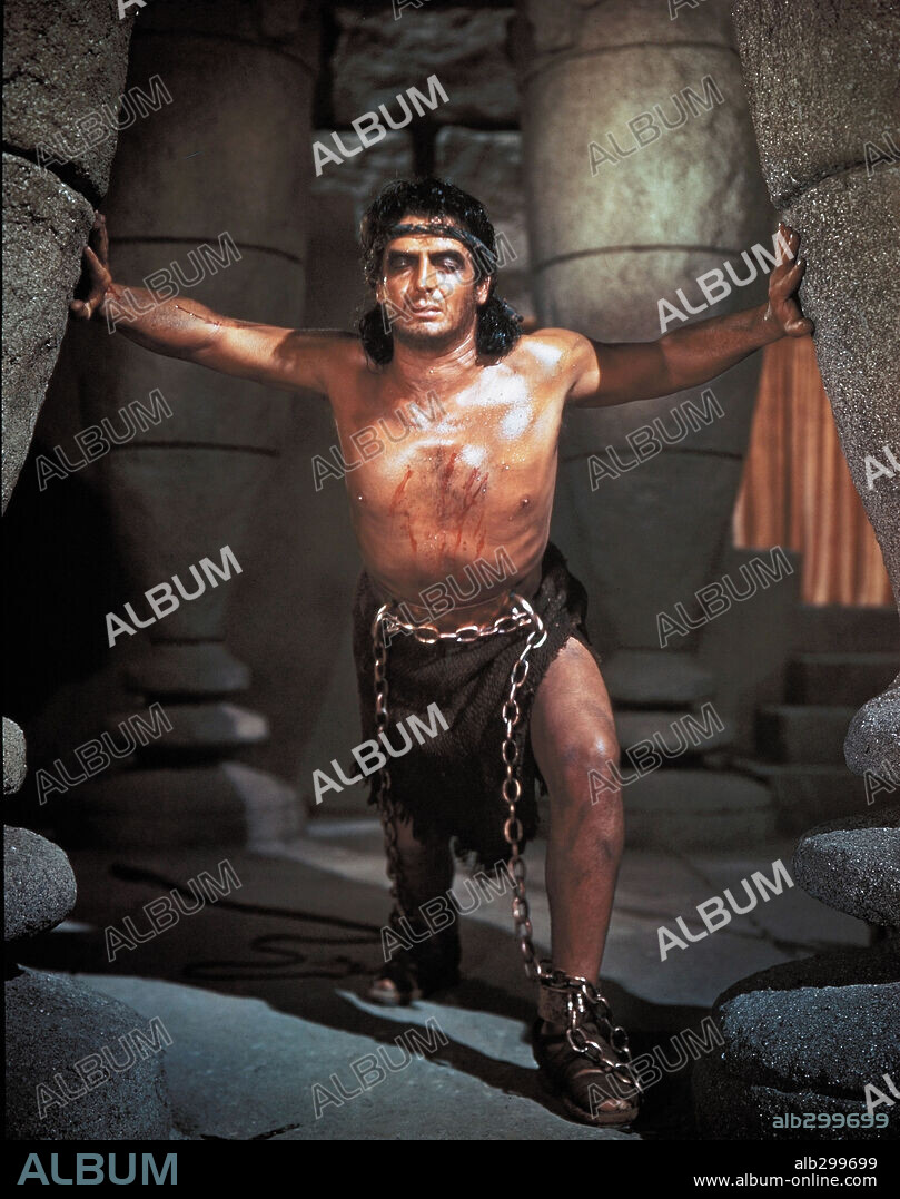VICTOR MATURE in SAMSON AND DELILAH, 1949, unter der Regie von CECIL B DEMILLE. Copyright PARAMOUNT PICTURES.