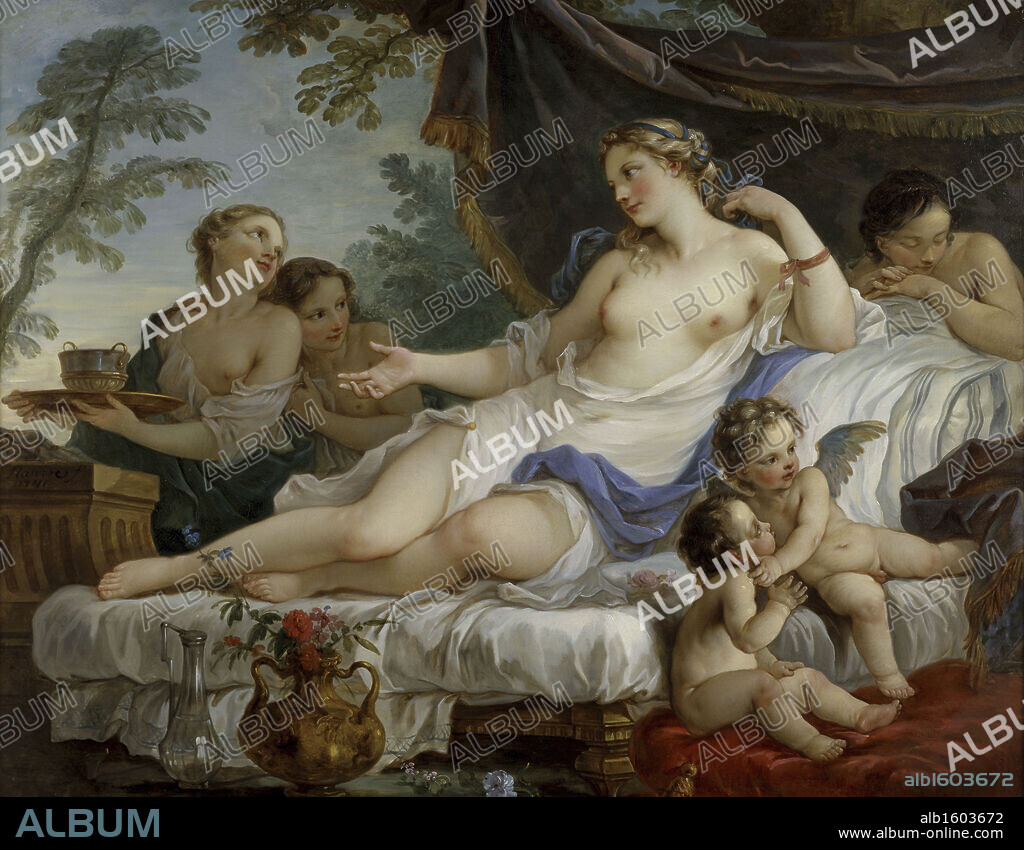 The Awakening of Venus  Charles-Joseph Natoire (1700-1777/French)  Oil on Canvas  The Cummer Museum of Art and Gardens, Jacksonville, Florida, USA.