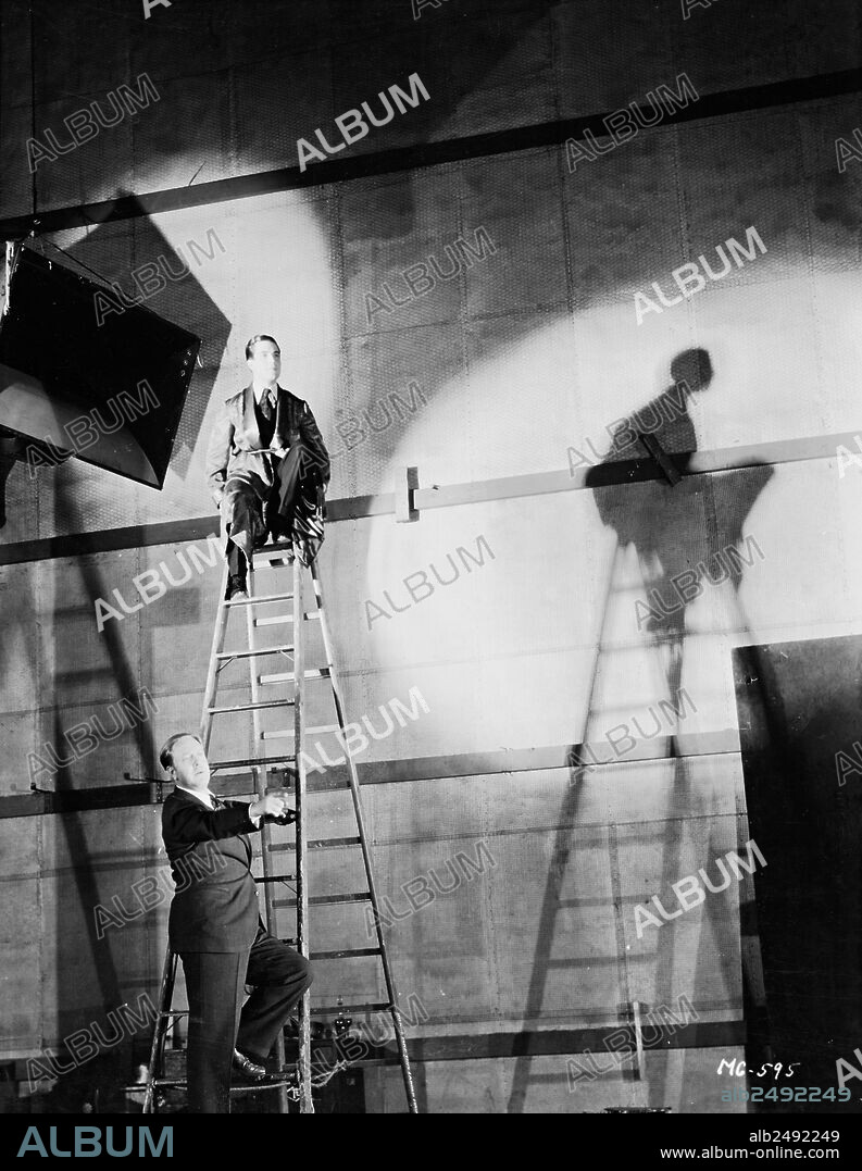 RAMON NOVARRO and ROBERT Z. LEONARD in IN GAY MADRID, 1930, directed by ROBERT Z. LEONARD. Copyright METRO GOLDWYN MAYER.