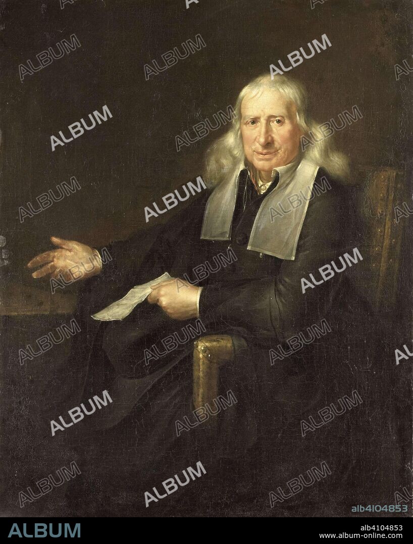 Portrait of Jan van Lennep the Elder (1634-1711). Amsterdam Merchant in Silk, Gold and Silver Cloth and Art Collector. Dating: c. 1700. Place: Northern Netherlands. Measurements: h 111.5 cm × w 90 cm; d 16.5 cm.
